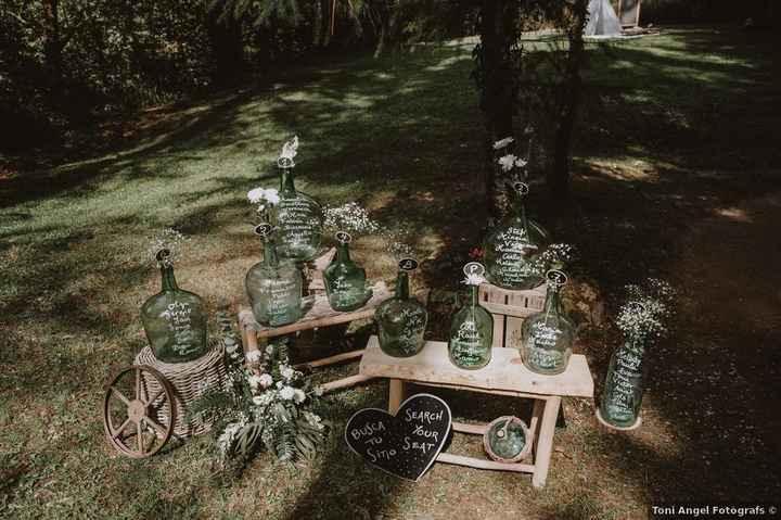 ✨ Un plan de table en bouteilles - 1