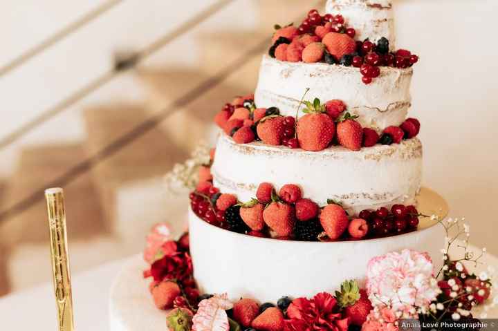 Ce wedding cake est plutôt appétissant ? 😋 - 1