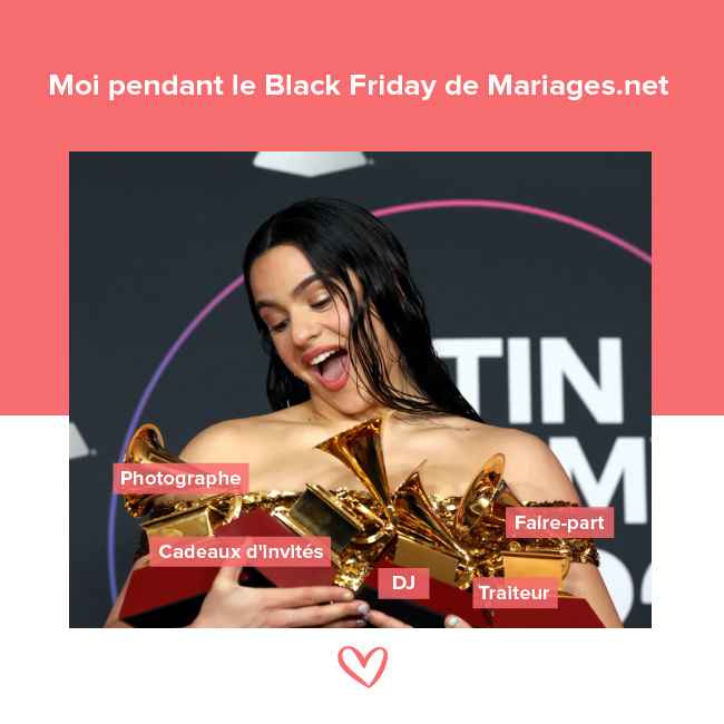 La Rosalia s'invite au Black Friday de Mariages.net 😜 - 1