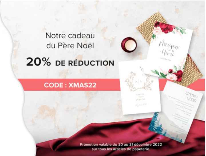 Le père-noël vous offre un bon de réduction pour votre papeterie 😍💌 - 1