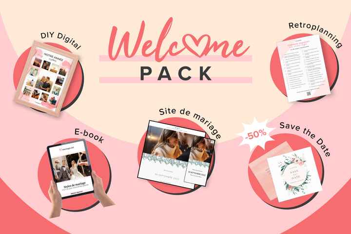 Inscris-toi sur Mariages.net et remporte un WELCOME PACK 🎁😍 - 1
