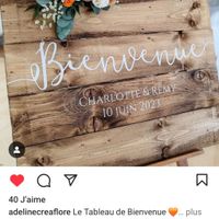 Recherche panneau de bienvenue en bois - 1