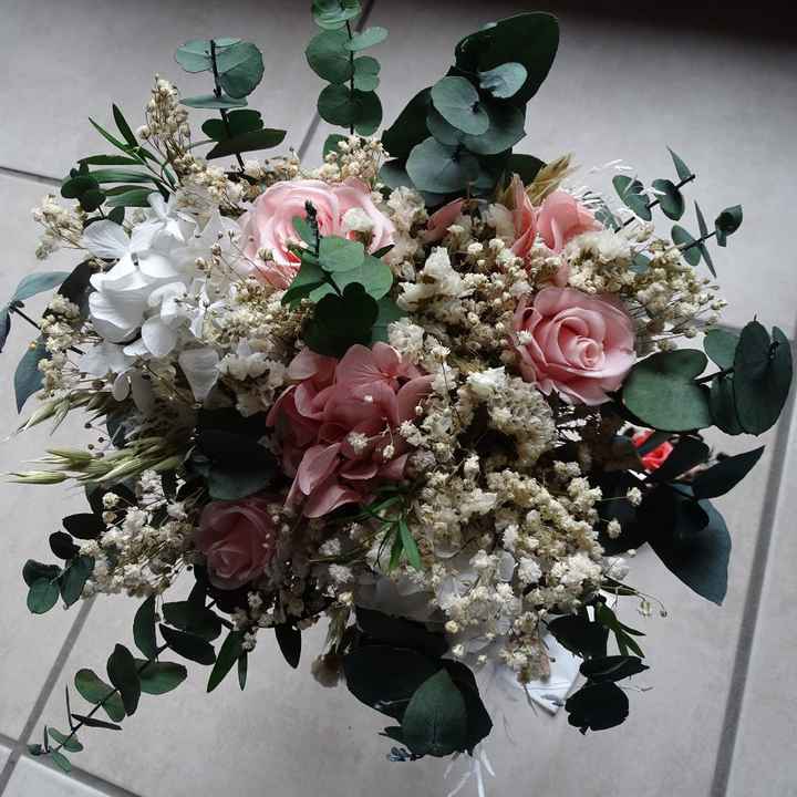 Bouquet, peigne et boutonnière reçu 🥰 - 1