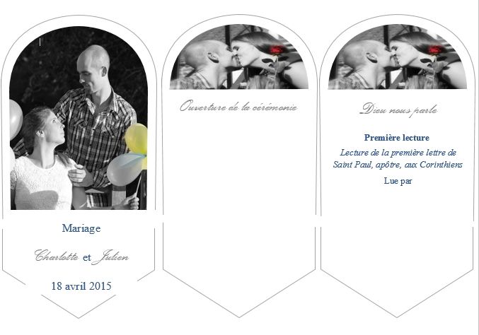 Livret de messe 
