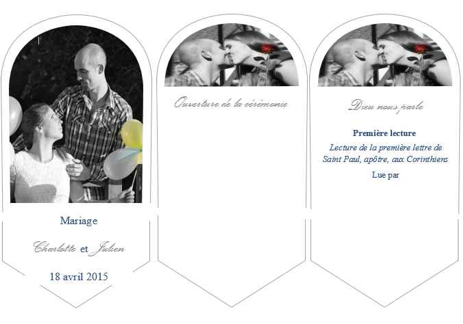 Livret de messe 