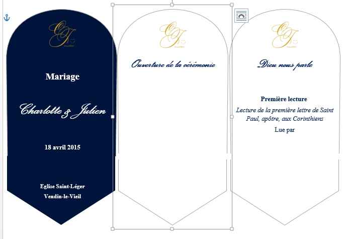 Livret de messe