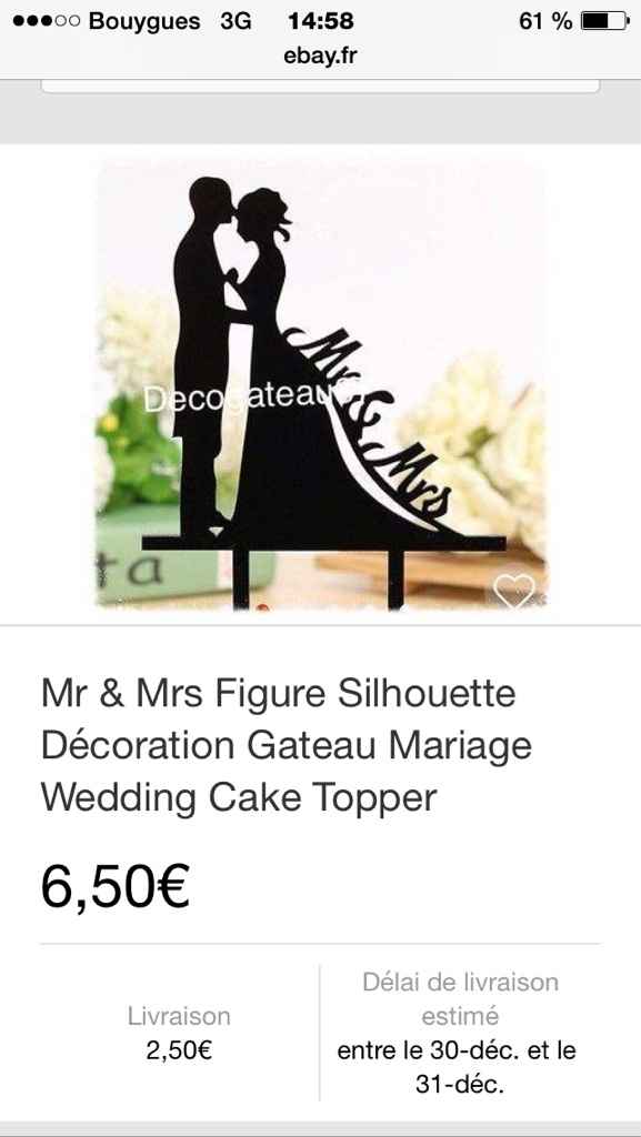 Cake topper original - 1