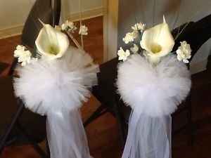 Pompons Tulle et arums 