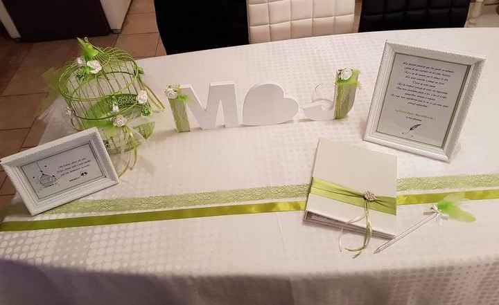 Essai table Urne , livre d'or 