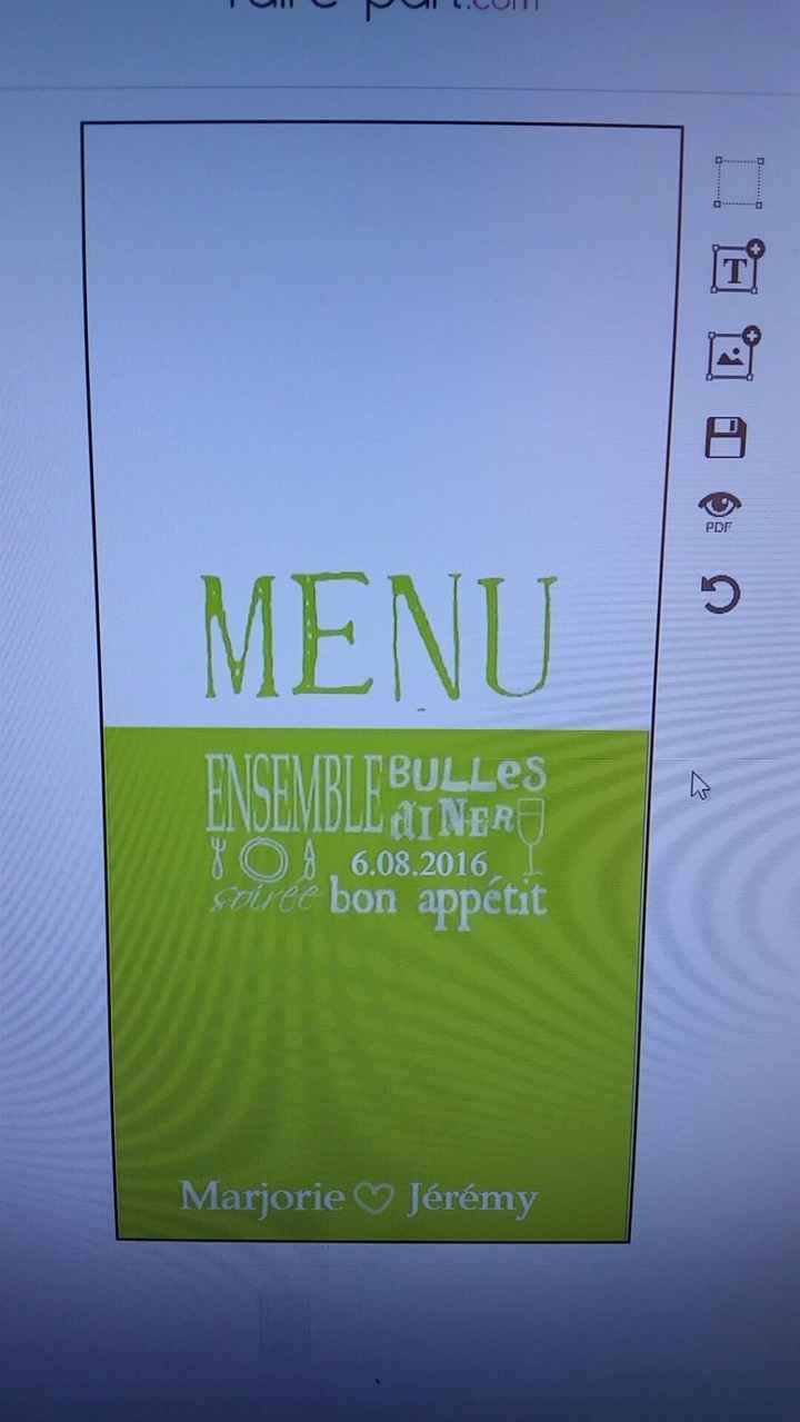 Nouvelle idée pour le Menu