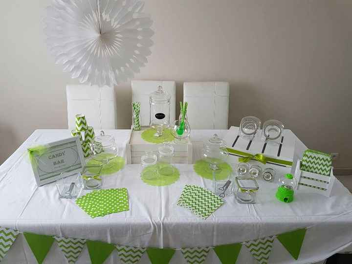 Mon essai table candy bar. - 1