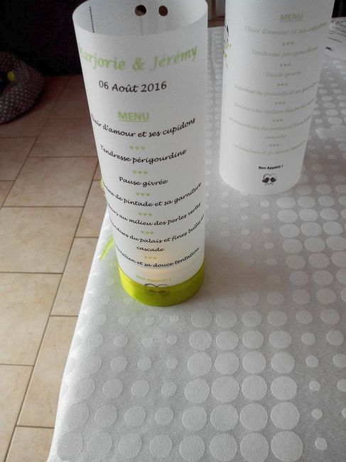 Essa Menu photophore 