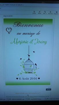 Affiche de bienvenue