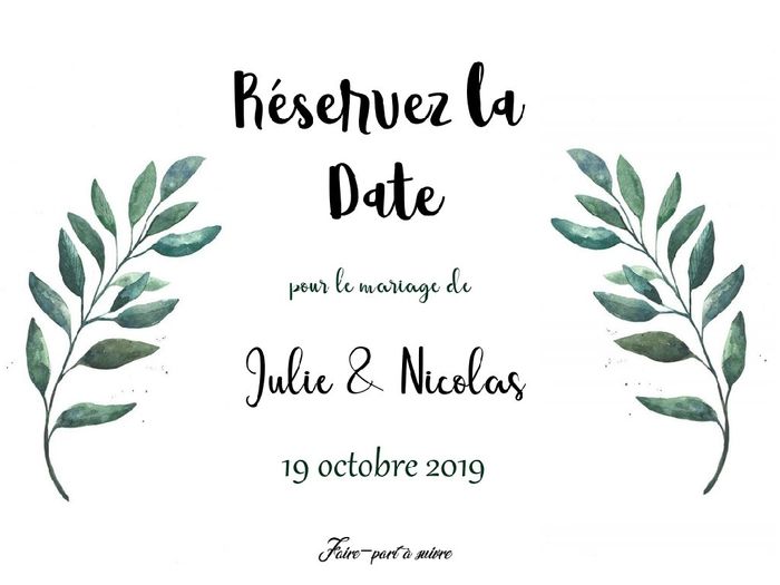 Save the date ... - 1
