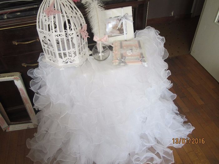 nouvelle création , nappe froufrou 