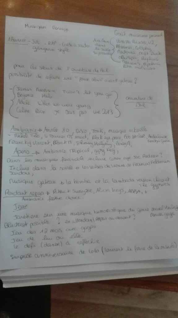 Choix musique et ambiance - 1