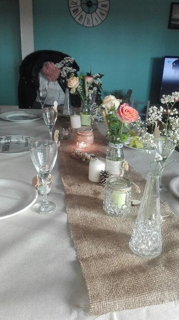 Essai décoration table champêtre - 2