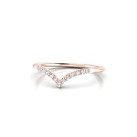 Bague Apollon or rose et diamants