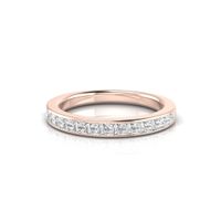 Bague Captivante or rose et diamants