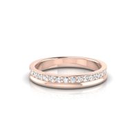 Bague Renversante or rose et diamants
