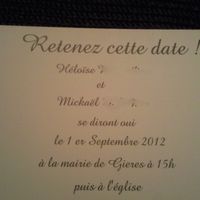 arrière carton d'invitation