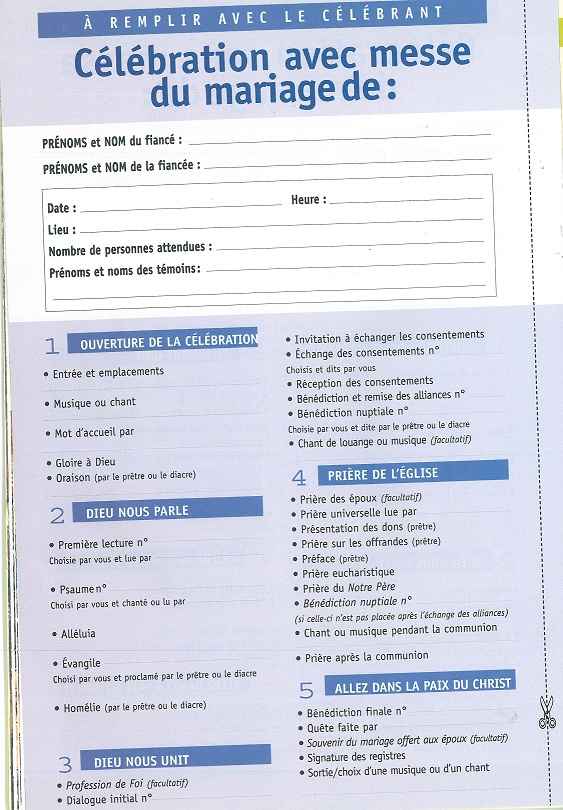 Cérémonie avec messe