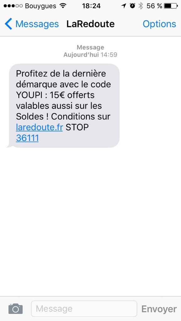 Code promo laredoute - 1