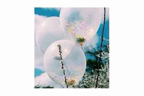 Ballons confettis