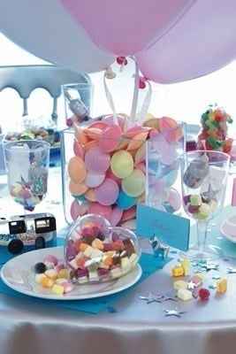 Vase avec bonbons 
