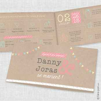 Faire part "love story"