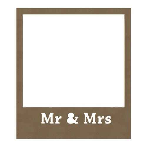 Cadre style polaroide photobooth