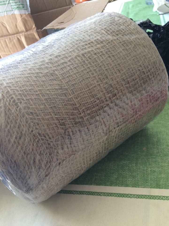 Toile de jute reçue ! - 2