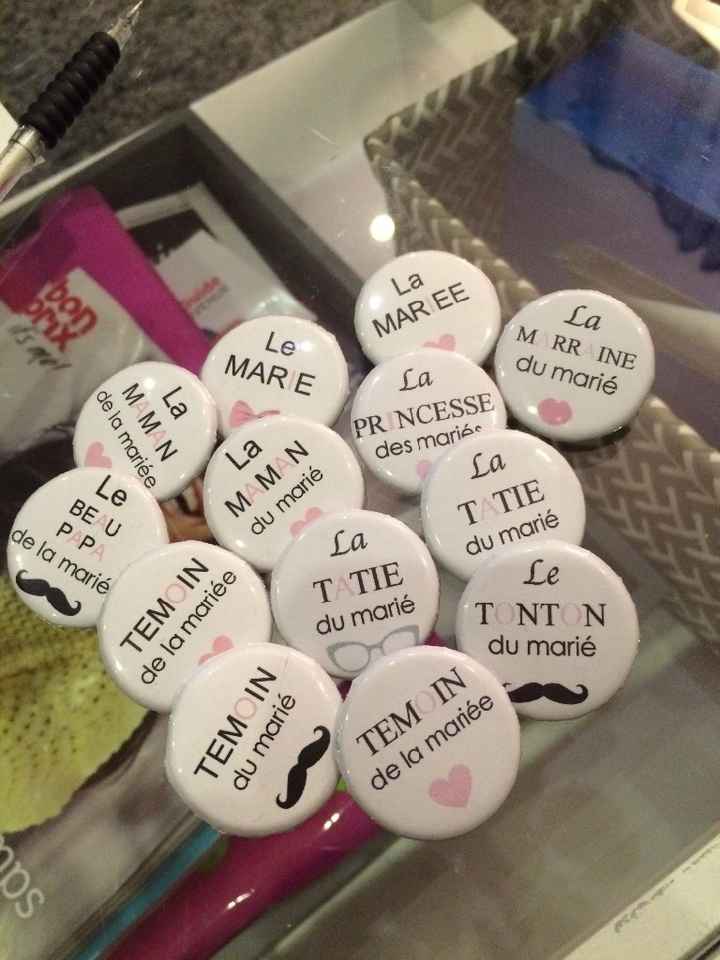 une partie de mes badges