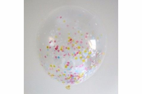 Ballons confettis