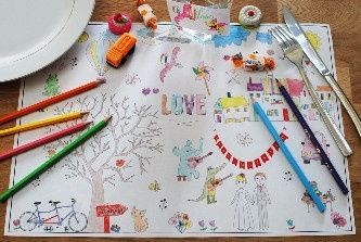 Set de table Coloriages