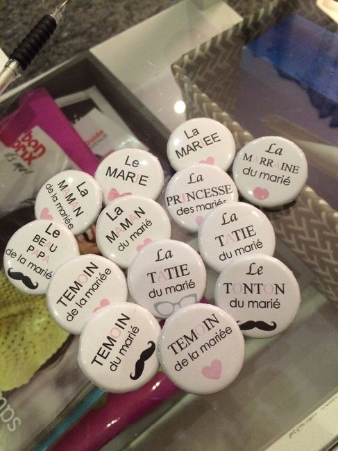une partie de mes badges