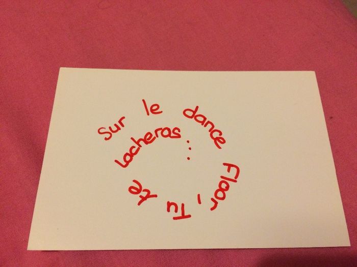 Ouverture de la troisième enveloppe :