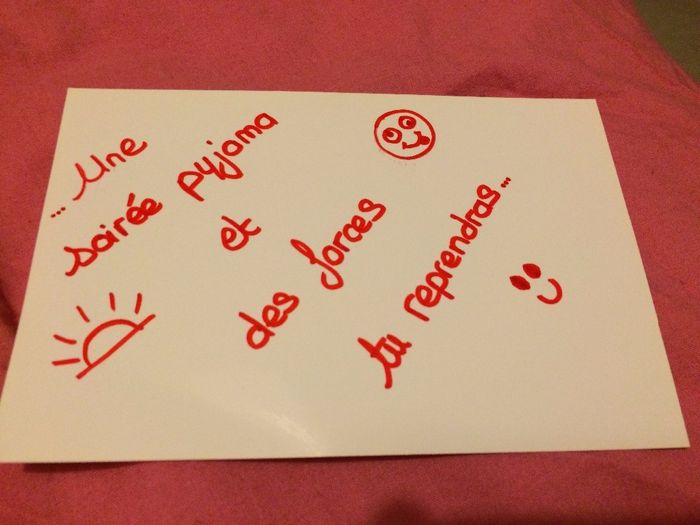 Ouverture de la sixième enveloppe :