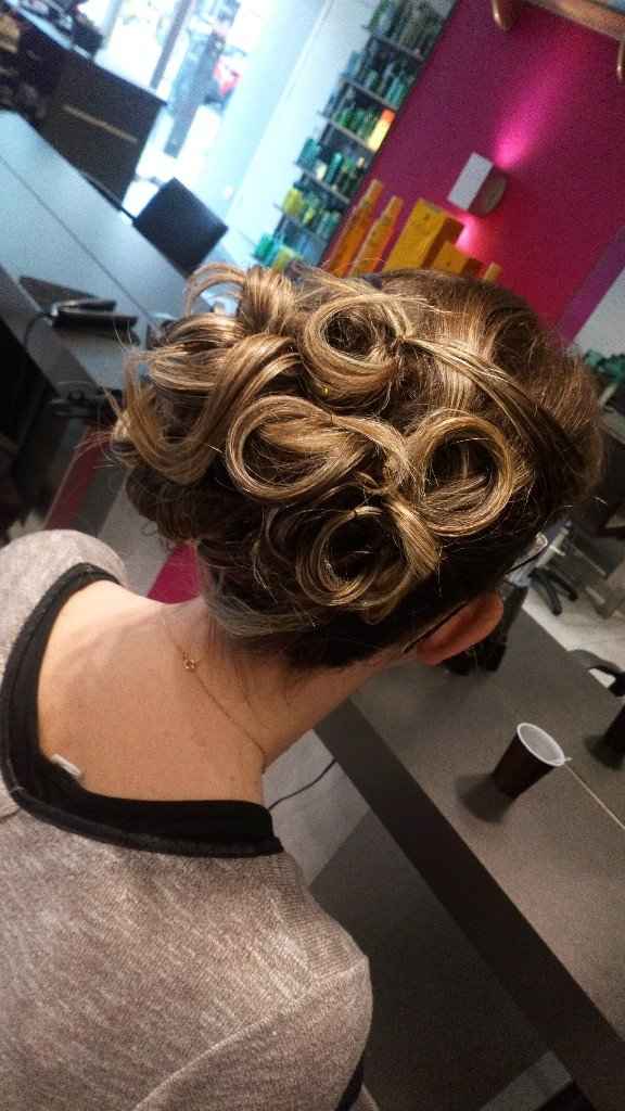Essai coiffure maquillage et robe - 1