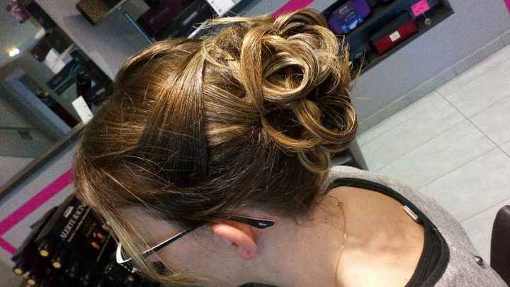 Essai coiffure maquillage et robe - 2