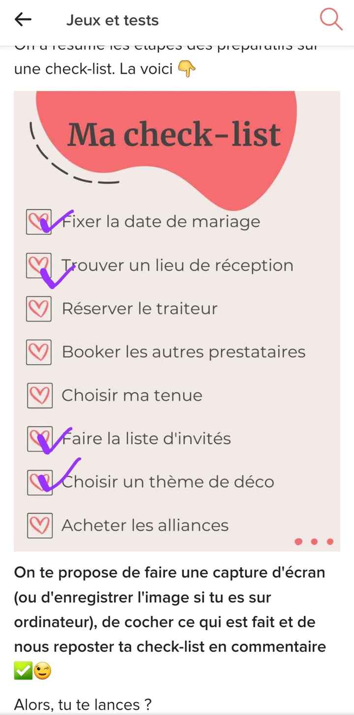 BONUS : Une check-list à cocher ✅ - 1