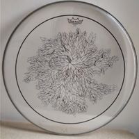 peaux de batterie décorés