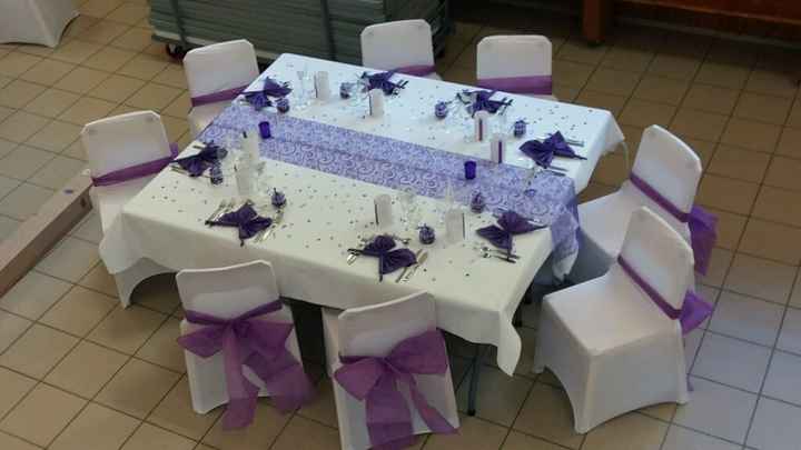 Aide pour deco violet et blanc - 3