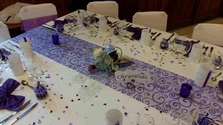 Aide pour deco violet et blanc - 6