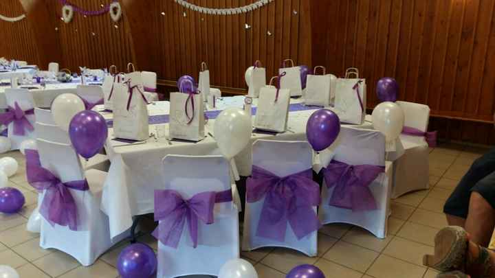 Aide pour deco violet et blanc - 8