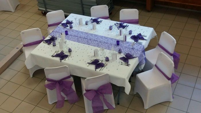 Aide pour deco violet et blanc - 3