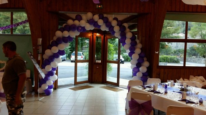 Aide pour deco violet et blanc - 7