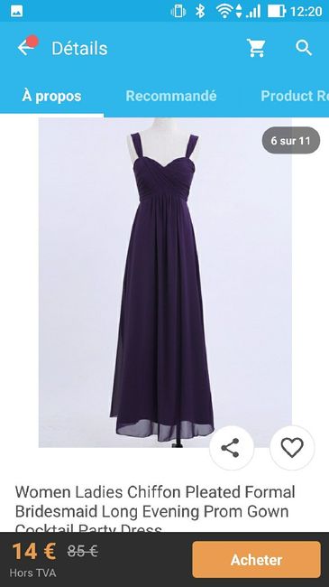 Où trouver des robes de demoiselle d'honneur et témoin pas cher - 1
