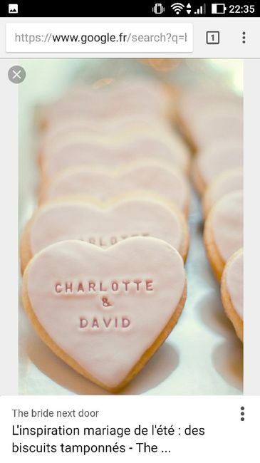 Biscuit de mariage 2