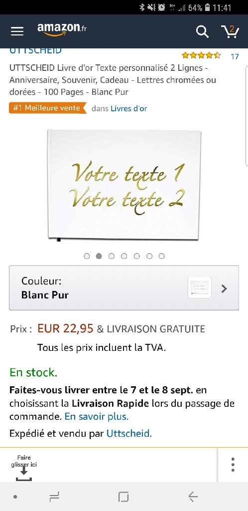 Livre d'or - 1